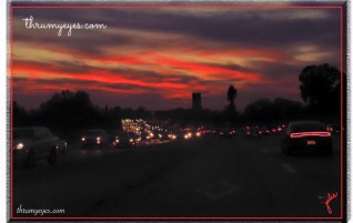 Sunset Over Traffic