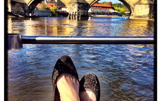 Cruising on the Vltava River