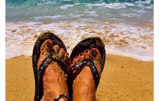 At the Beach!