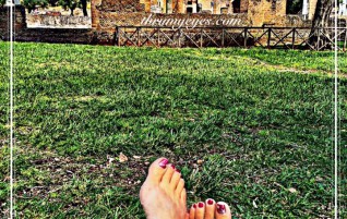 Relaxing at Hadrian’s Villa