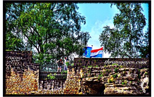European Union & Luxembourg Flags