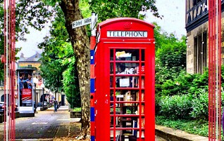 Red Telephone Box in Germany