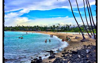Lava Rock On The Beach
