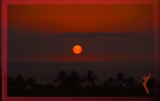 The Sun At Sunset