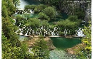 Cascading waterfalls