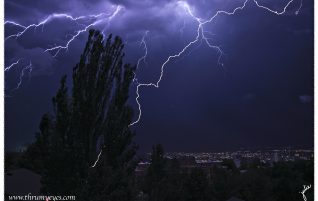 Lightning Over The Valley