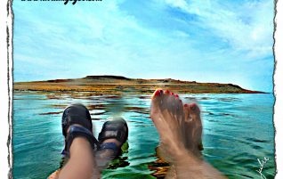 Floating on the Great Salt Lake