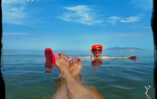 Floating; Great Salt Lake