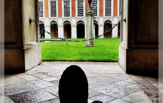 Relaxing at Hampton Court