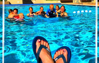 First Day of Swimming